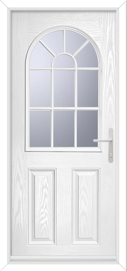 Composite Half Arched Georgian with Sandblasted