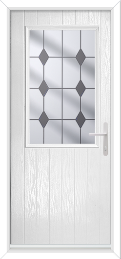 Cottage Half with Colour Diamond Black