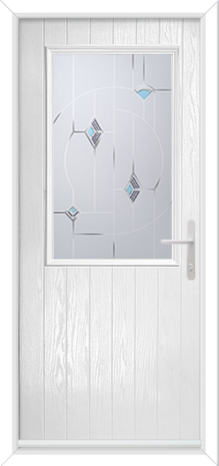 Cottage Half with Murano Blue