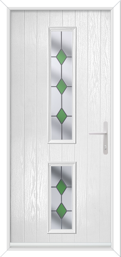 Cottage Twin with Colour Diamond Green