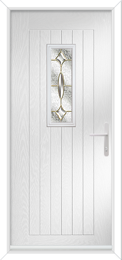Rustic Cottage Large Rectangle with Clarity Brass