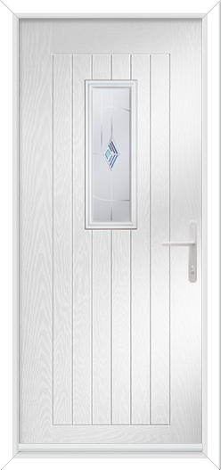 Rustic Cottage Large Rectangle with Murano Blue