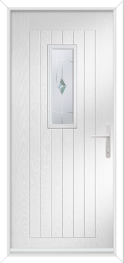 Rustic Cottage Large Rectangle with Murano Green