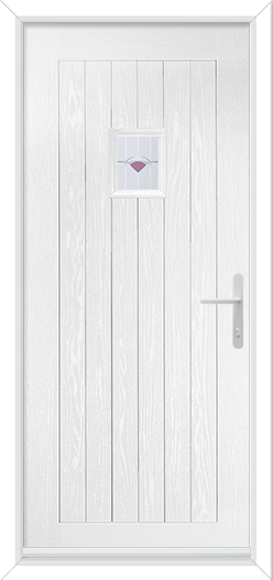 Rustic Cottage Small Rectangle with Murano Purple