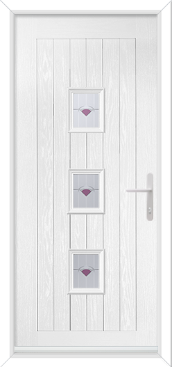 Rustic Cottage Three Rectangles with Murano Purple