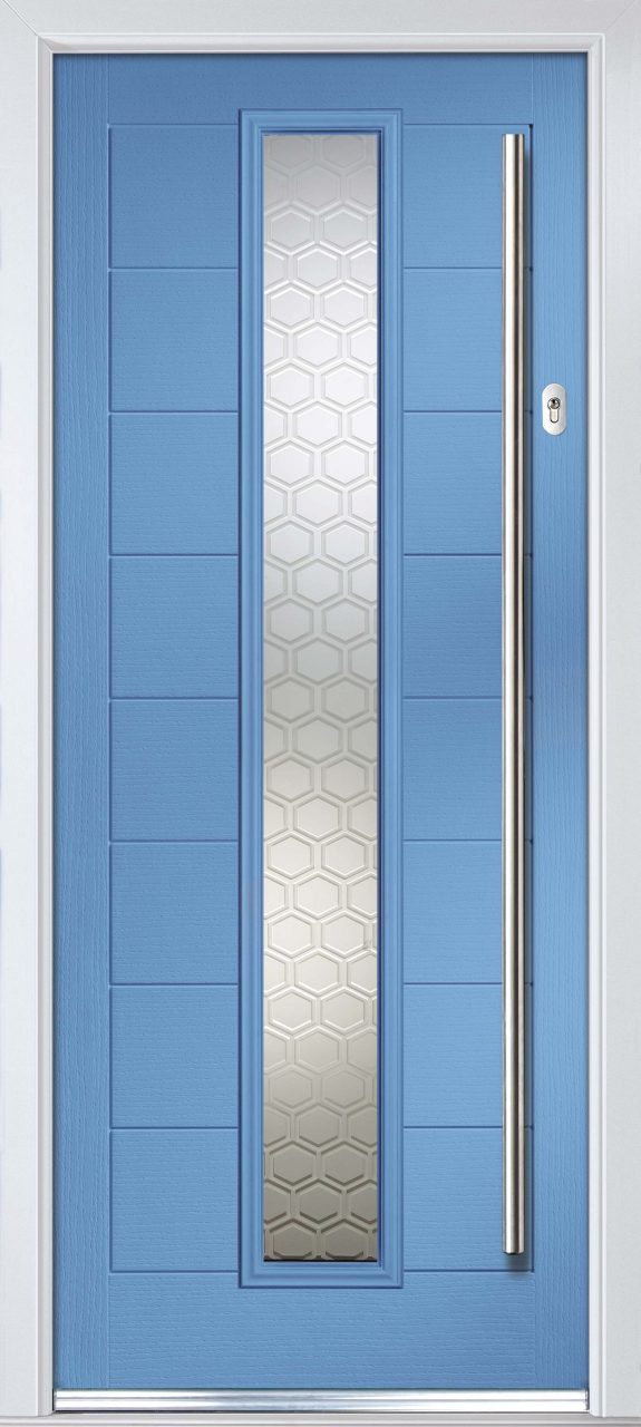 Colour: Premium Pastel Blue
Glass: Harmony Hive
Furniture: Brushed Stainless Steel