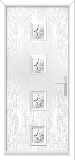 Bohemia 4 Rectangles with Clarity Zinc