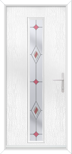 Bohemia Long Rectangle with Fusion Jewel Red