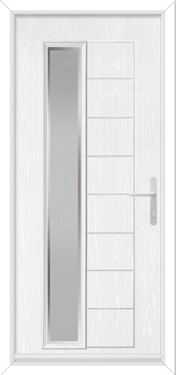 Select Long Rectangle Offset Left with Alpine (Clear Backing Glass only)