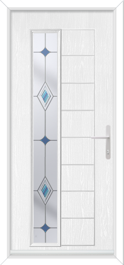 Select Long Rectangle Offset Left with Fusion Jewel Blue