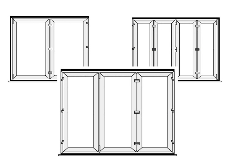 Choose Bi-folding Door Configuration